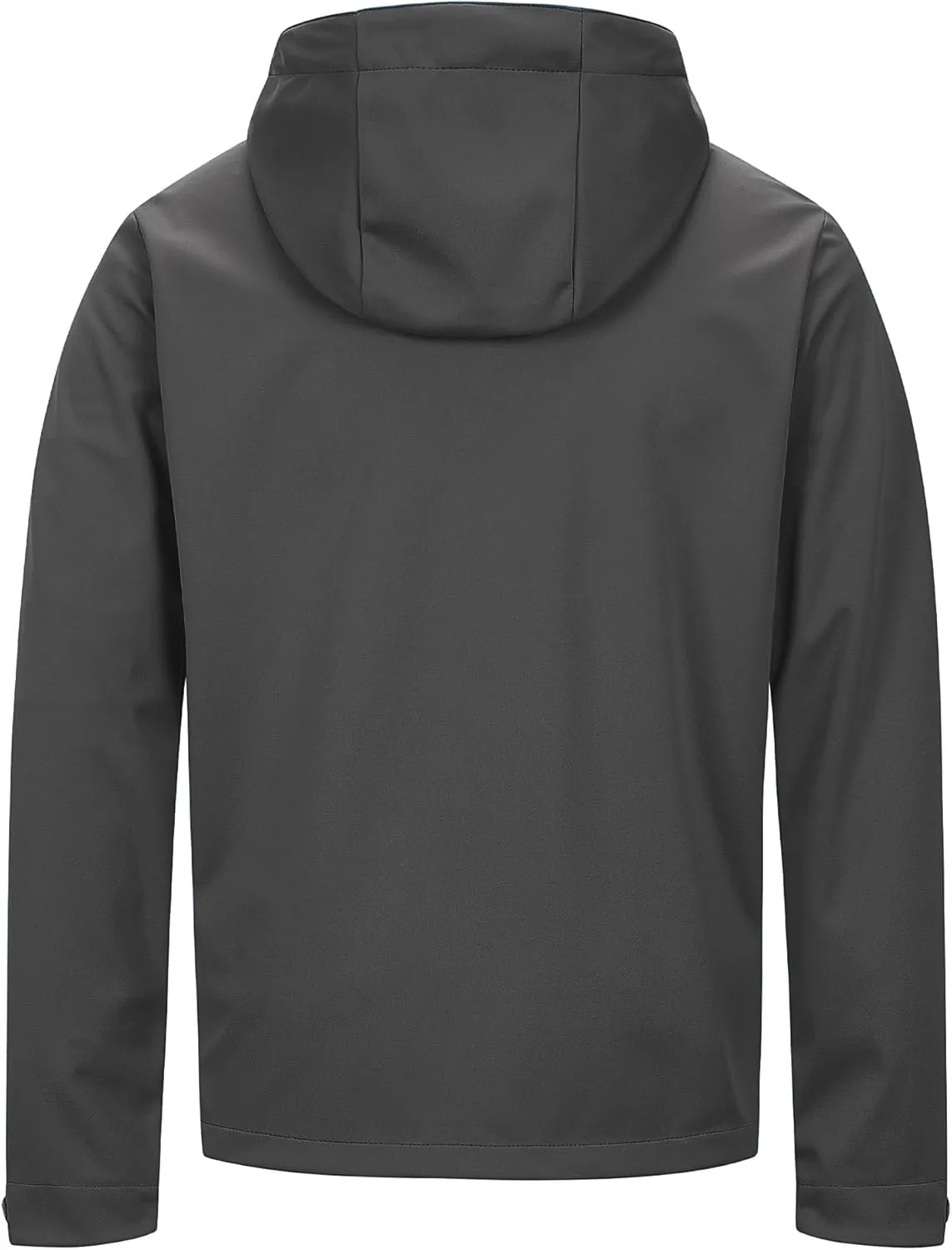 33,000ft Men's Softshell Jacket with Hood Waterproof Windbreaker Lightweight Rain Shell Jacket for Outdoor Hiking Travel