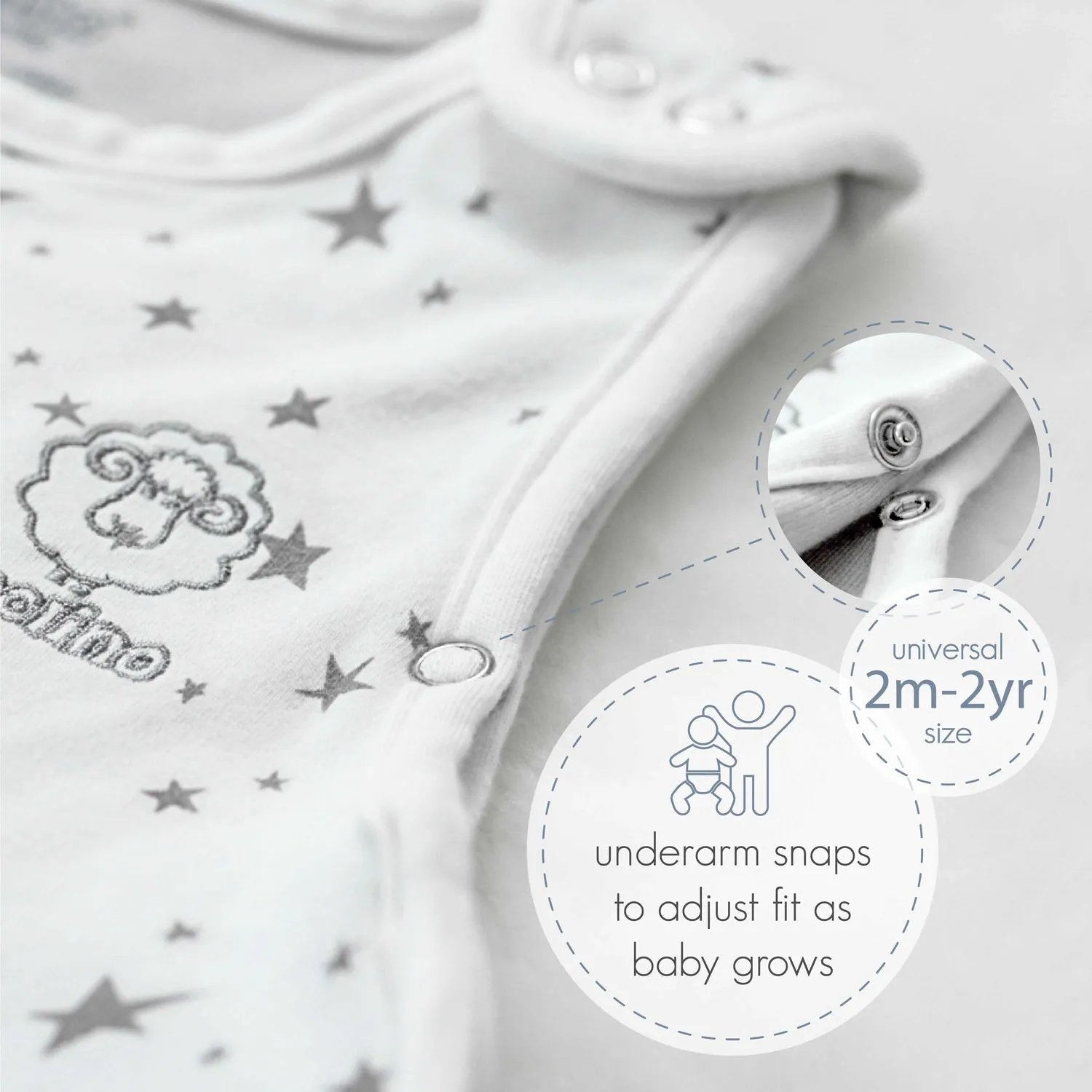 4 Season® Ultimate Baby Sleep Bag, Merino Wool & Organic Cotton, Sun