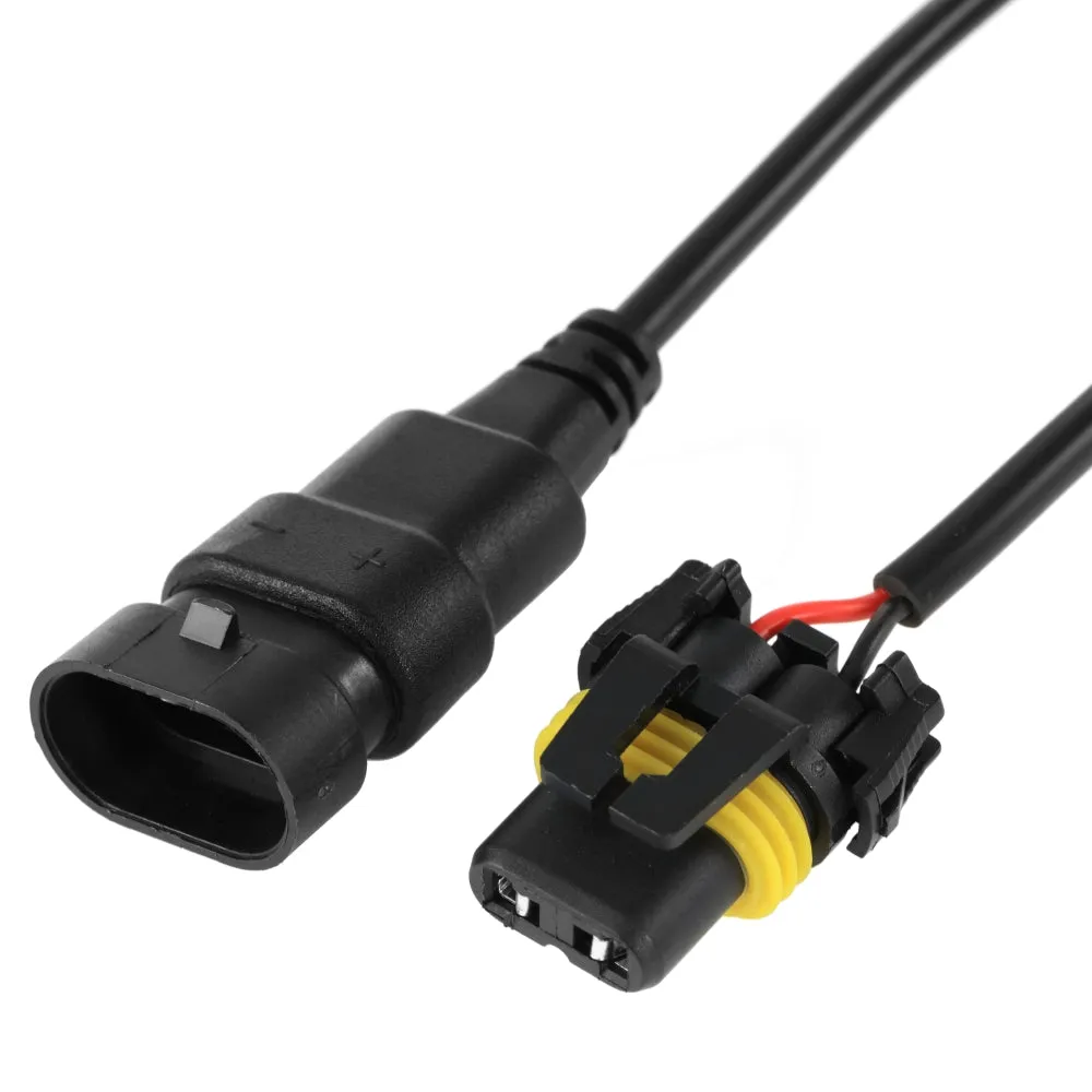9006/HB4 C10-Model Enhanced LED Headlight Bulbs Canbus Decoder Anti-flicker Hyper Flash No Warning Harness Resistor Conversion Kit 2pcs/set
