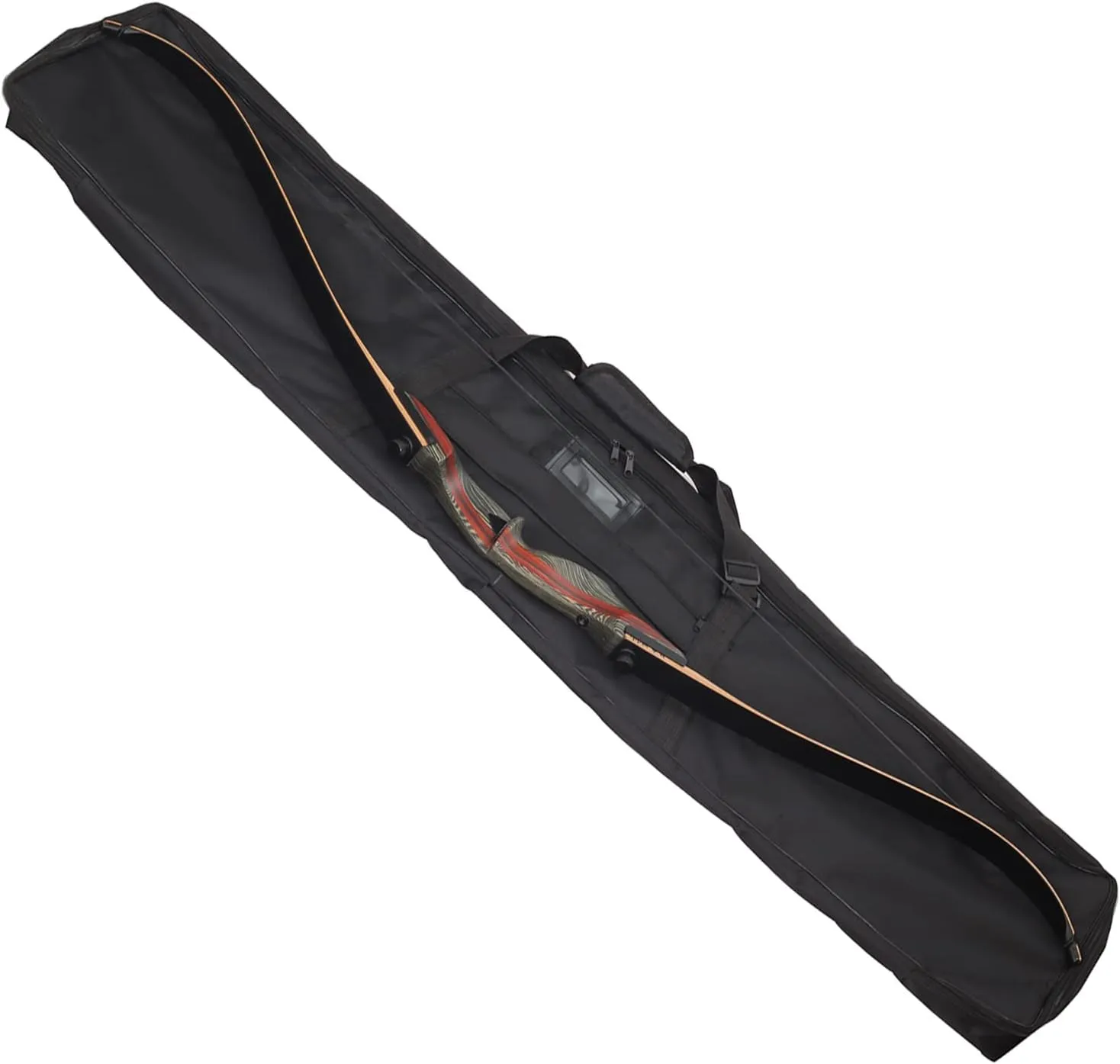 Archery Bow Case Recurve Bow Bag Traditional Longbow Bag Lengthen Backpack for Outdoor Shooting Practice