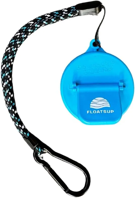 Can Cover with Carabiner and Strap (Blue)