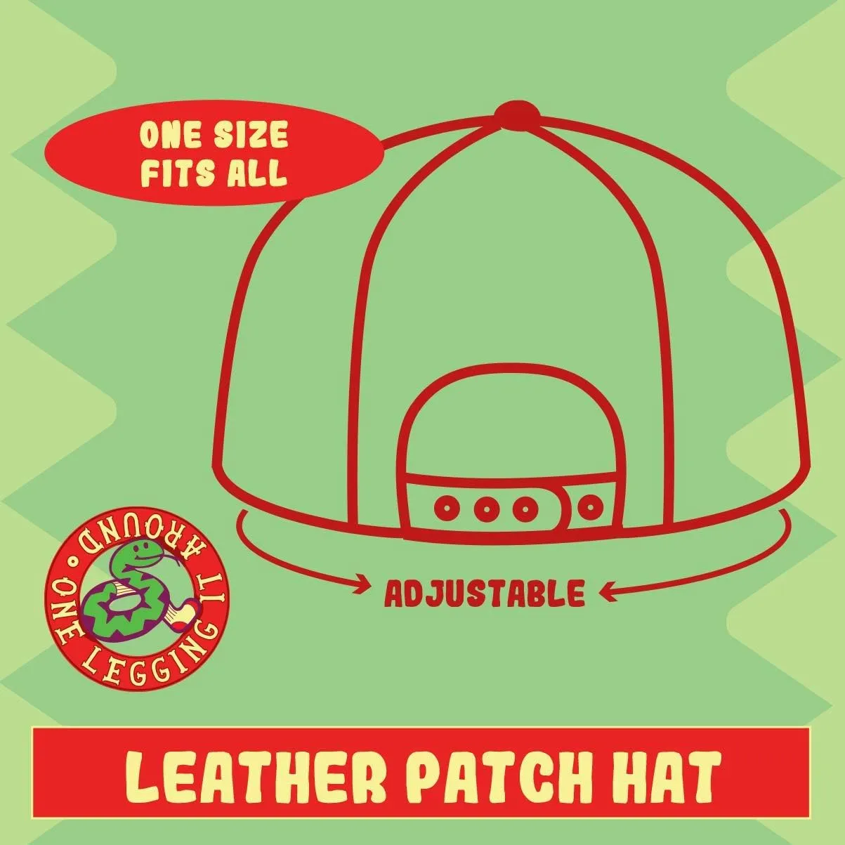 Chin-Strap Cutter AF - Leather Black Patch Engraved Trucker Hat