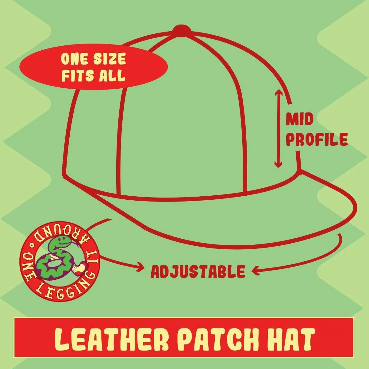 Chin-Strap Cutter AF - Leather Black Patch Engraved Trucker Hat