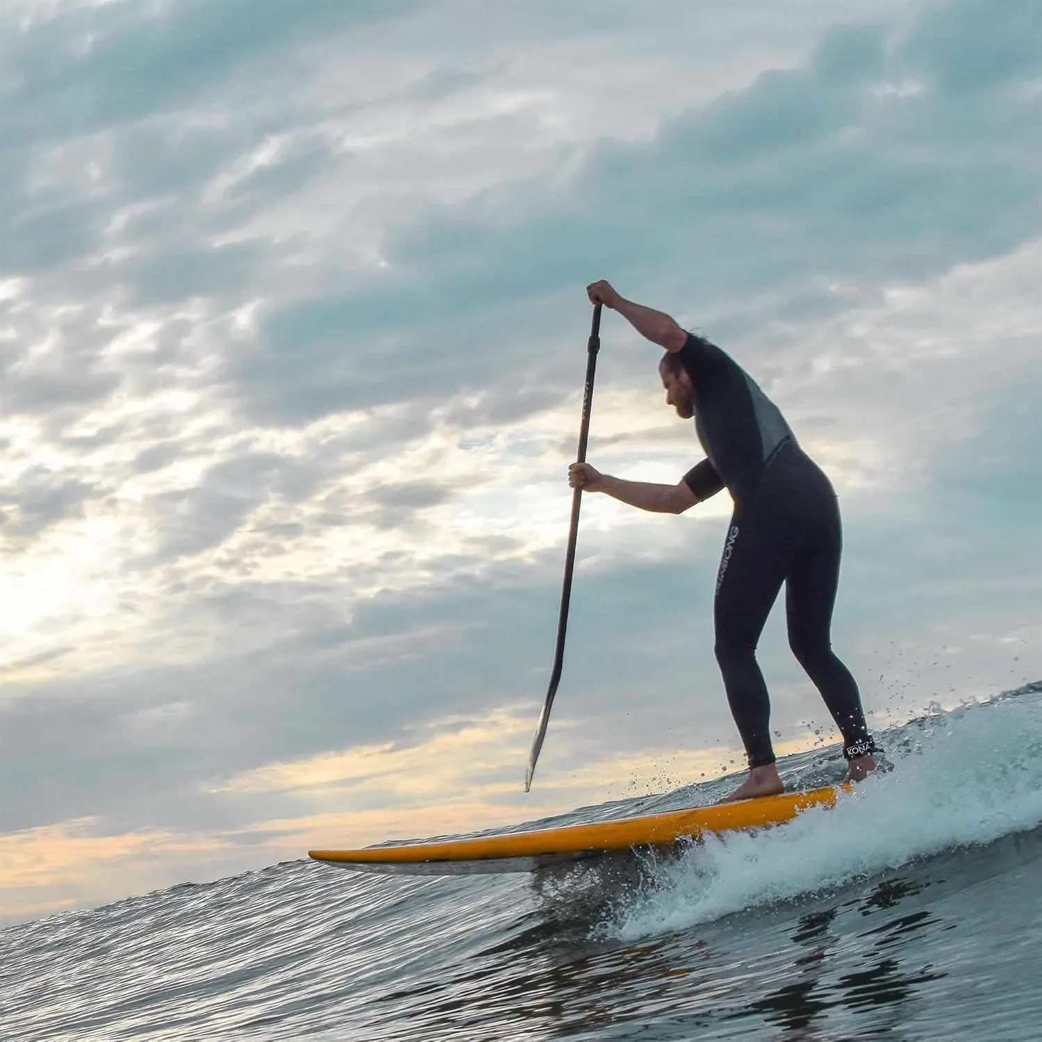 Fiberglass and Plastic 2-Piece Adjustable SUP Paddle