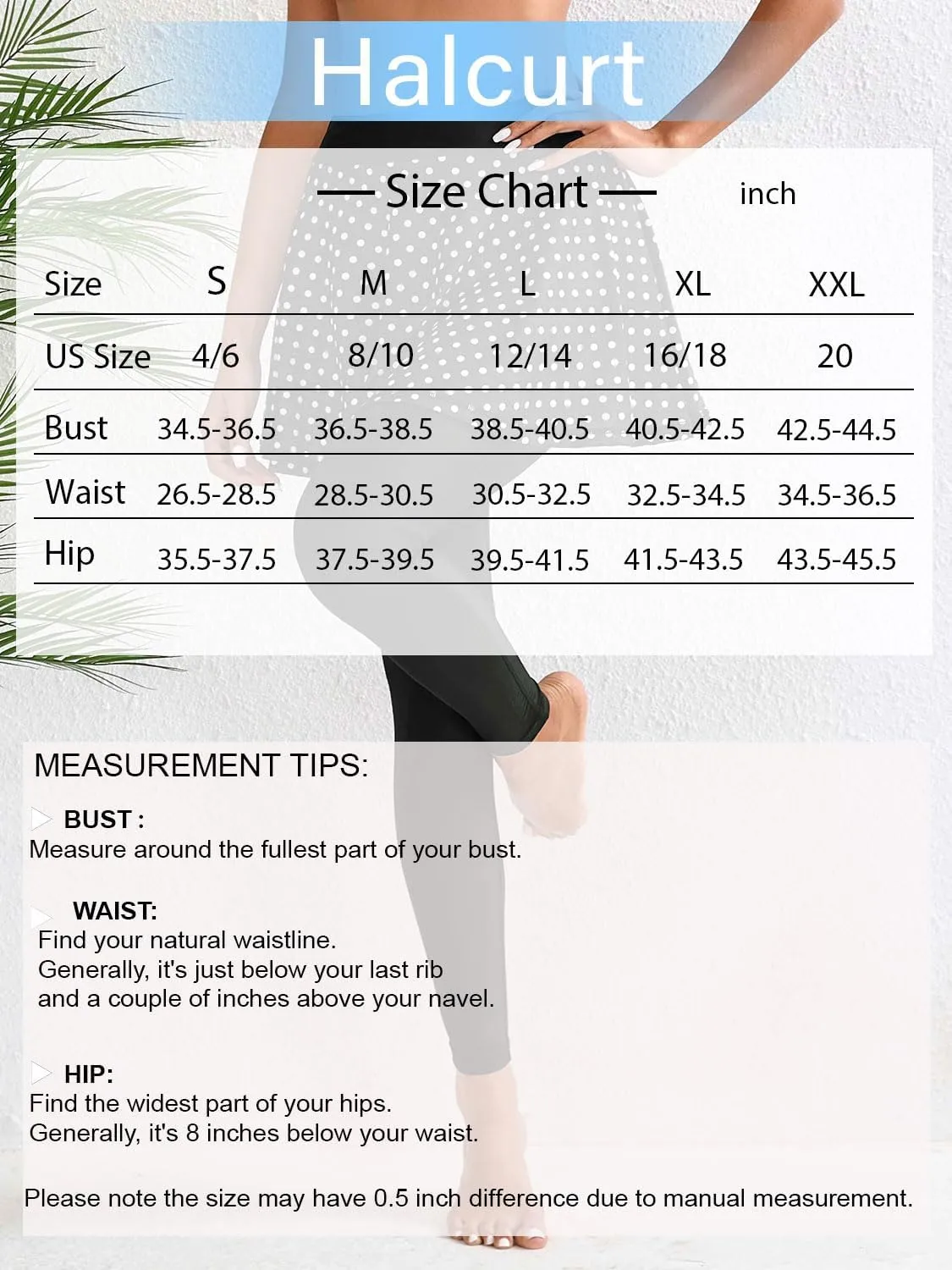 Halcurt Women's Swim Skirted with Leggings High Waisted Swim Pants Wetsuit Pants UV Swim Board Shorts