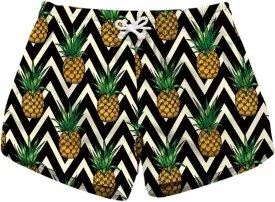 Honeystore Women's Casual Swim Trunks Quick Dry Print Boardshort Beach Shorts