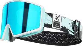 KAPVOE Ski Goggles Snowboard Goggles for Men Women Youth OTG Snow Goggles Anti Fog 1OO% UV Protection Over Glasses