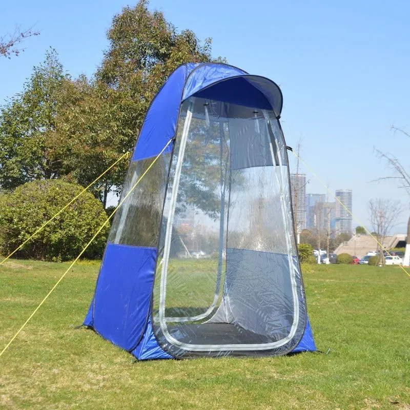 Single-Person Outdoor Windproof and Warm Transparent Tent for Raft Fishing, Ice Fishing, and Camping