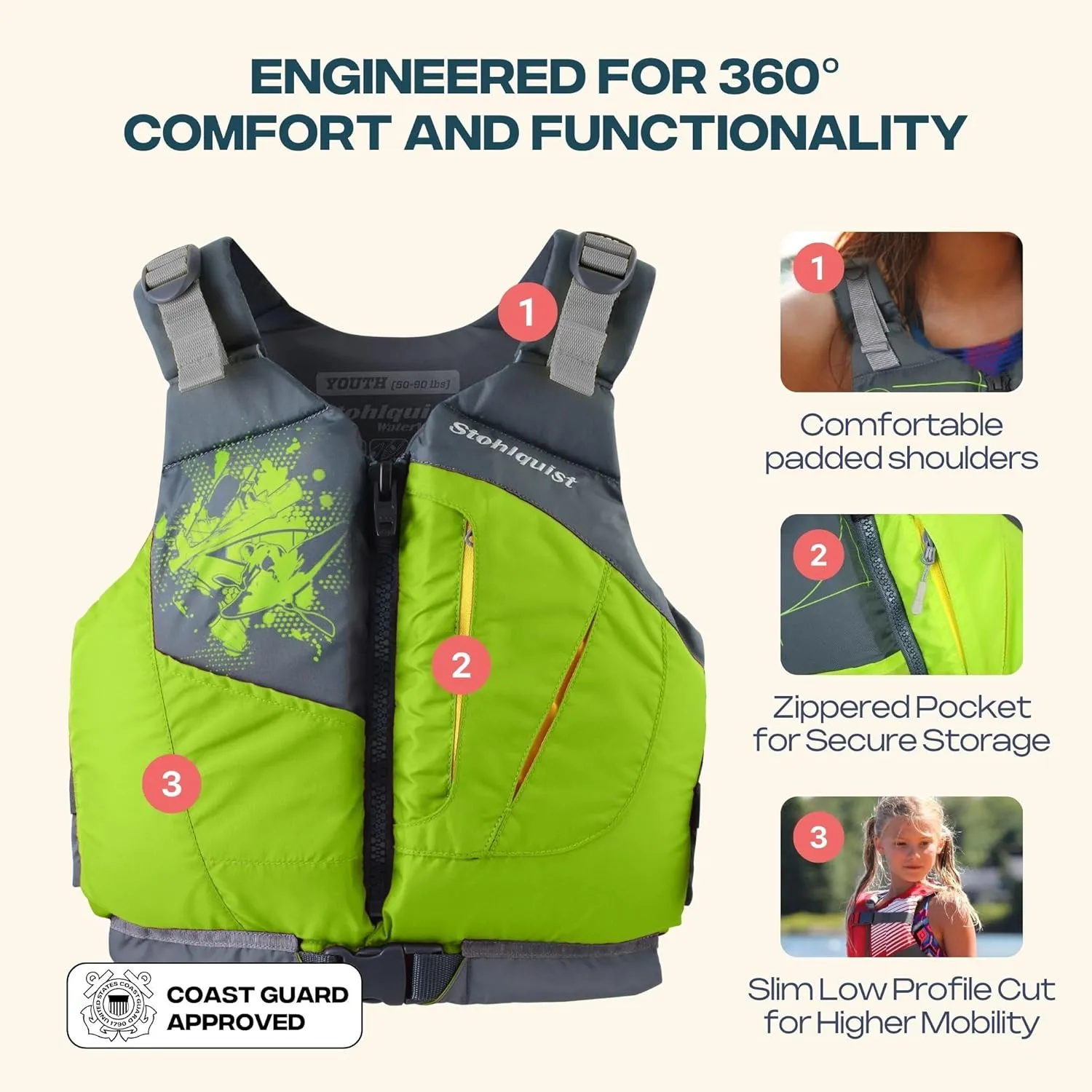 Stohlquist Escape Youth Lifejacket