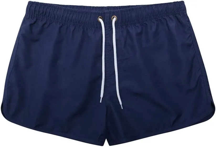 Tan Thru Swimwear Men Spring Surfing and Summer Splicing Swimming and Men's Men's Board Shorts Swim Trunks