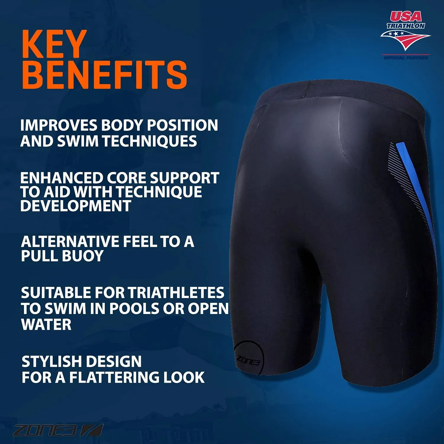 ZONE3 Neoprene Buoyancy Shorts 'Originals' 5/3mm